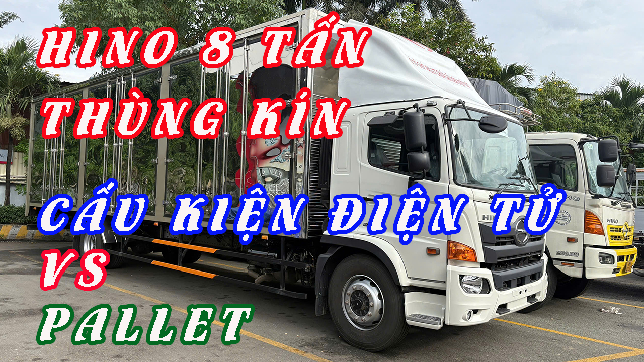 Xe hino Fg thùng kín 6 cửa, 8 tấn thùng kín 10 mét, thùng chở pallet, cấu kiện điện tử, thư báo