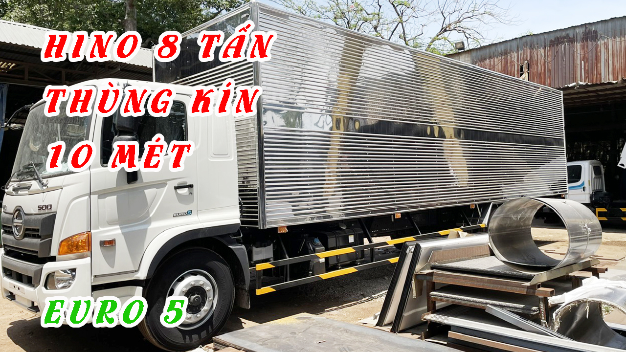 Xe Hino 500 Fg8JT8A 8 Tấn Thùng Kín 10 Mét