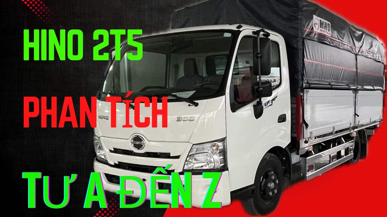 Xe Hino 2.5 Tấn | 2t5 Mui Bạt Nhôm | Xzu710