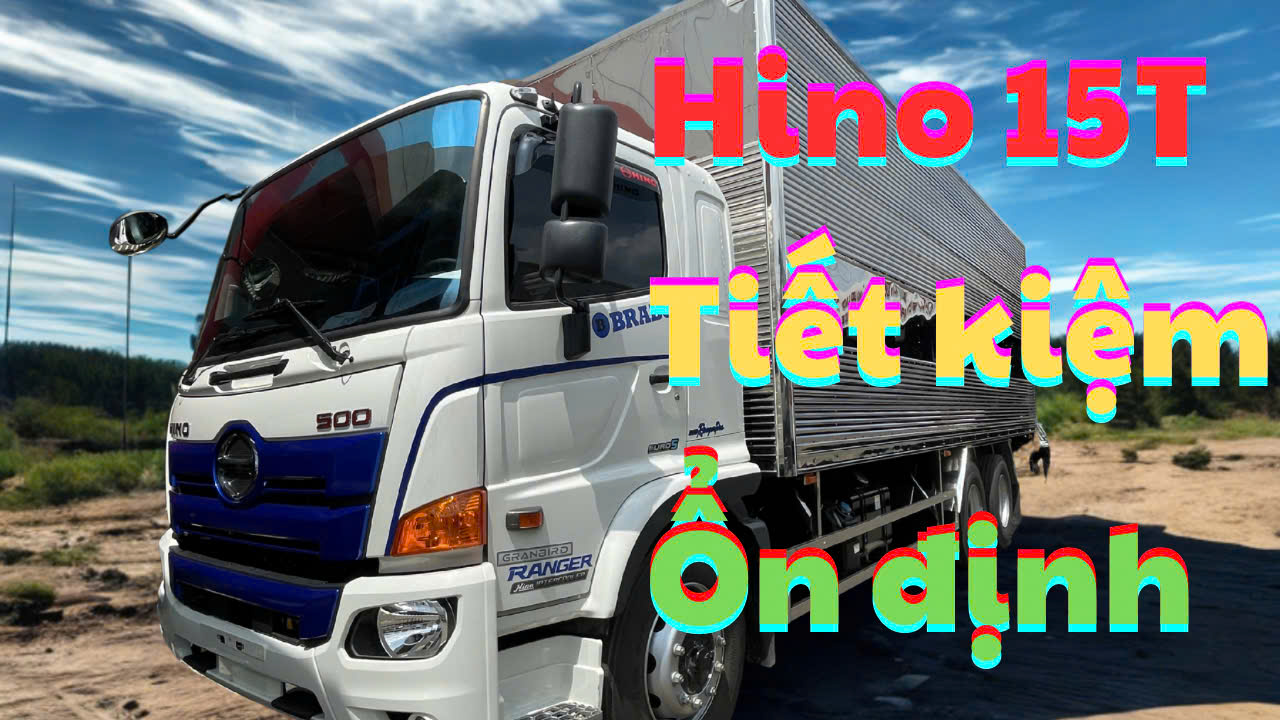 Xe Hino 15 Tấn Thùng Kín 7.8 Mét Tiêu Chuẩn Sàn Inox