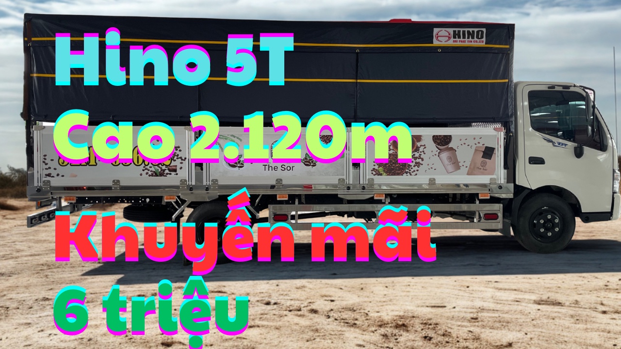 Xe Hino 5 Tấn Mui Bạt Nhôm Hino 300 Xzu 730