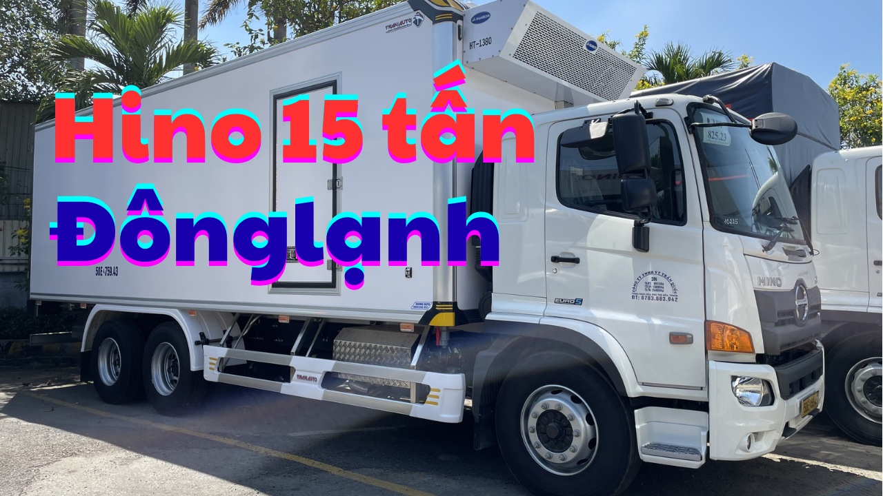 xe hino 15 tấn thùng đông lạnh